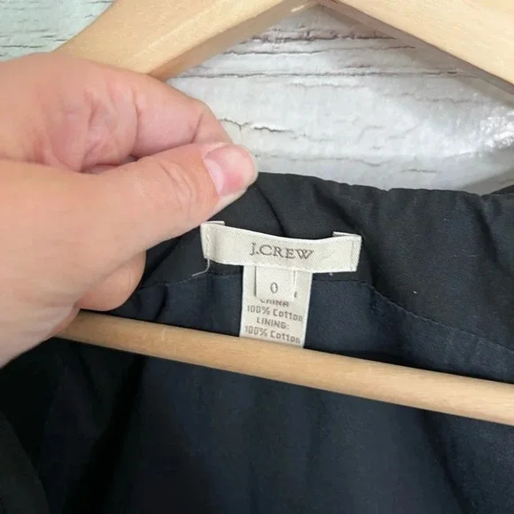 J crew black dress size 0 - Picture 5 of 8